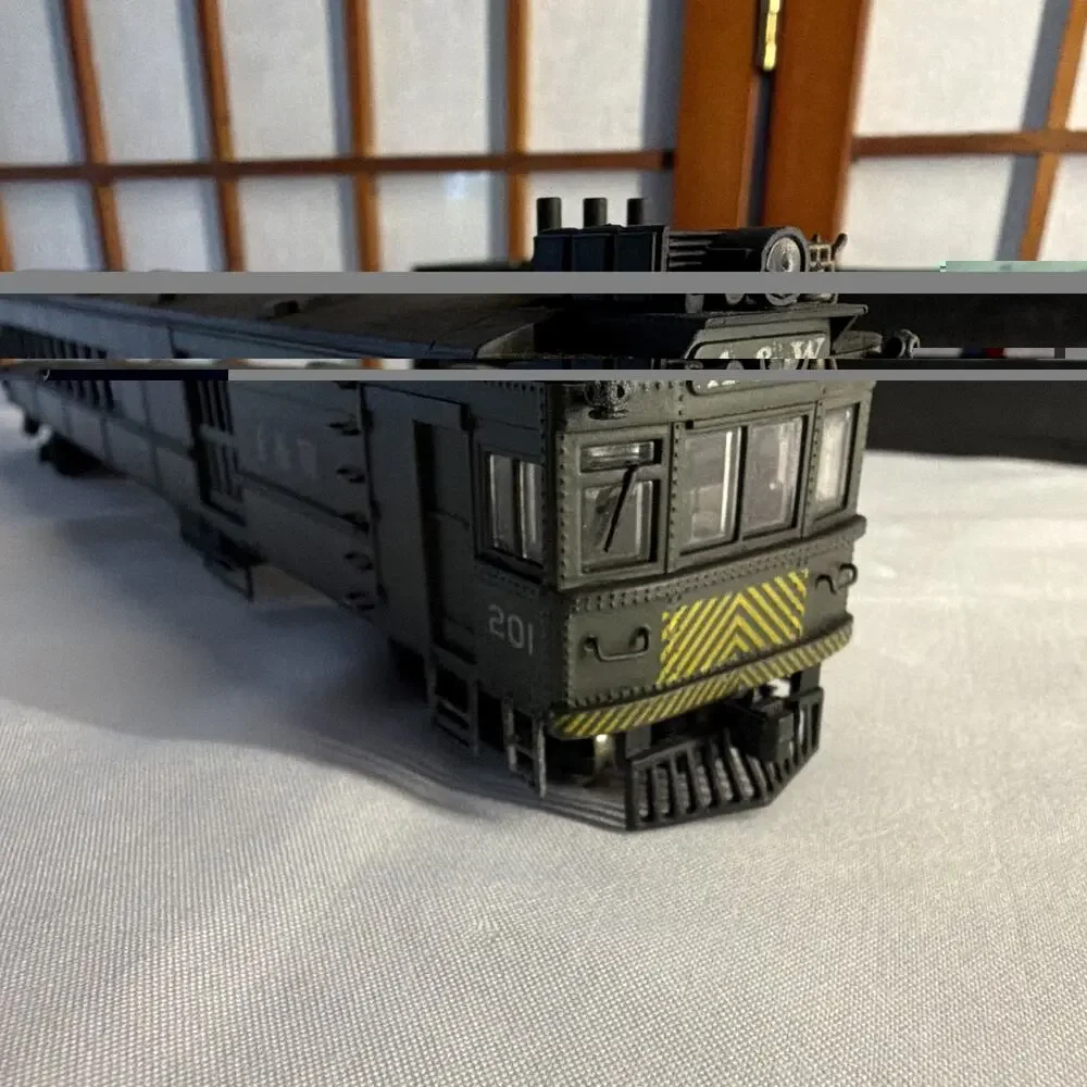 Bachmann HO Atlantic and Western A&W #201 Passenger Coach Car Green DC Analog